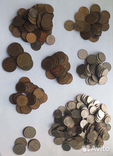 Редкие монеты 1000 шт
