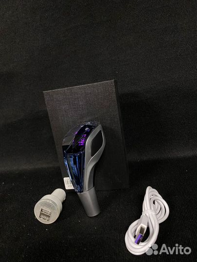 Ручка кпп с подсветкой в стиле BMW Кристалл