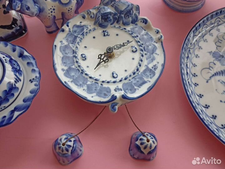 Фарфоровая посуда гжель