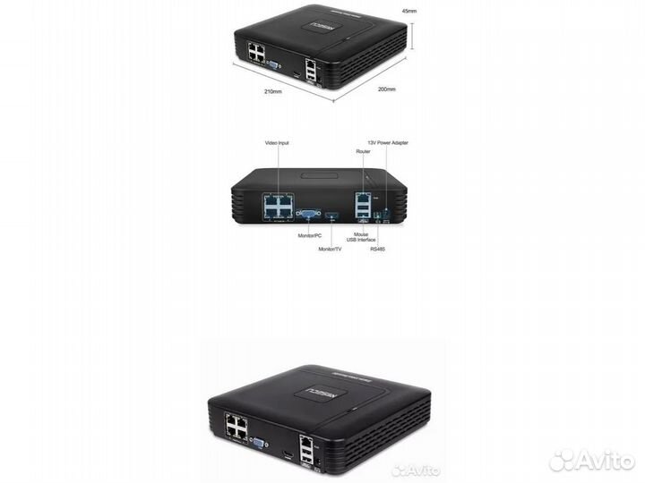 Видеонаблюдение комплект misecu