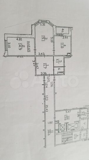 2-к. квартира, 68 м², 14/20 эт.
