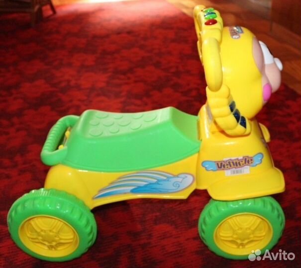 Каталка Тигрёнок с музыкой