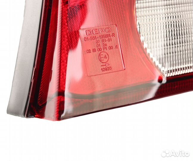 Фонарь задний renault Logan (04) правый depo