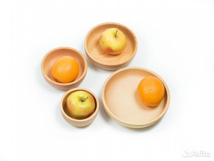 Набор деревянной посуды из кедра (прямой)