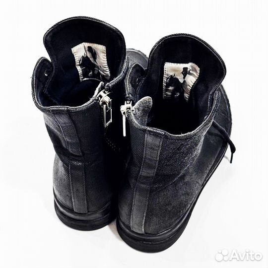 Кеды Rick Owens drkshdw Waxed Vegan - оригинал