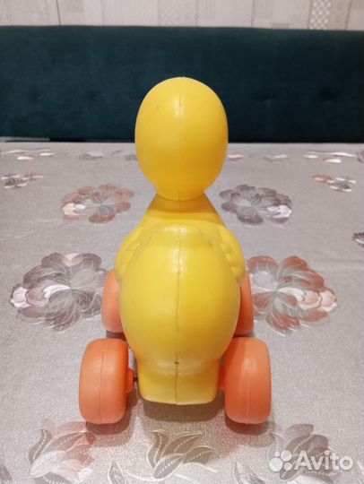 Каталка Утенок, игрушка СССР