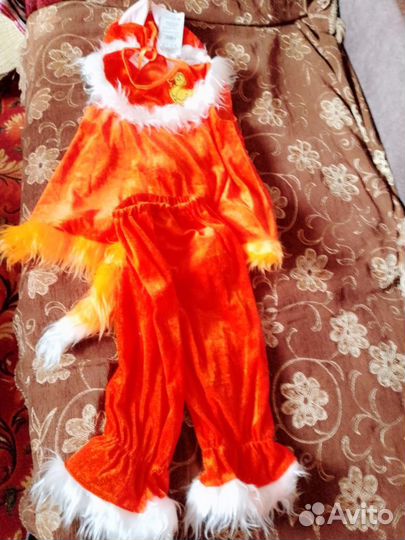 Костюм лисички на 8-9 лет