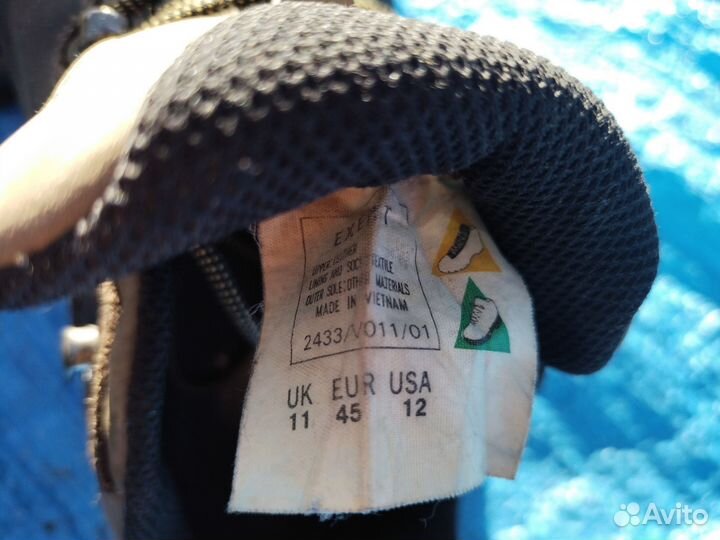 Ботинки треккинговые добротные HI-TEC 45.5 EU