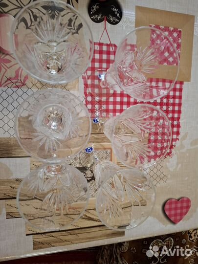 Хрустальные фужеры