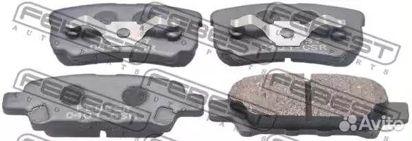 Колодки тормозные задние