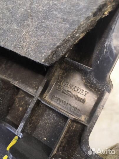 Обшивка багажника Рено Сценик 2