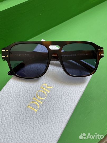 Очки dior синие стекла