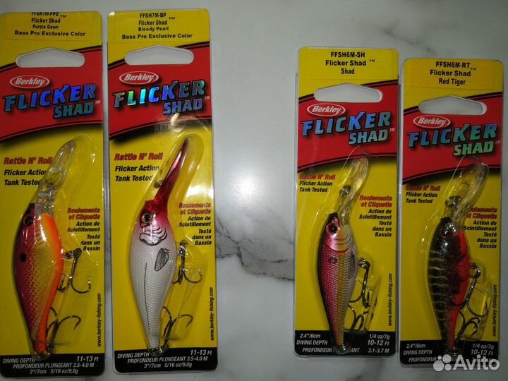 Воблеры на судака, щуку и для троллинга