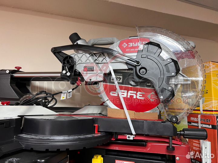 Зубр зпт-305-1800 пл пила торцовочная с протяжкой