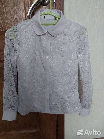 Блузка белая школьная