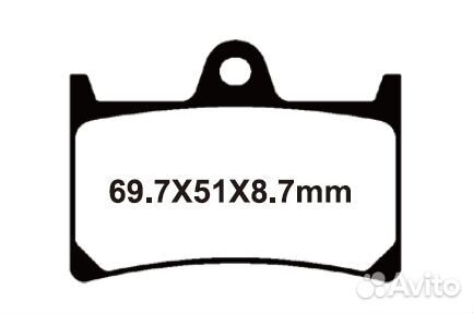 Тормозные колодки yamaha T MAX; YZF R6; YZF R1