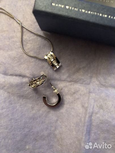 Серьги и подвеска Swarovski