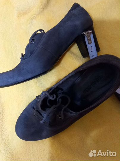 Туфли женские замшевые