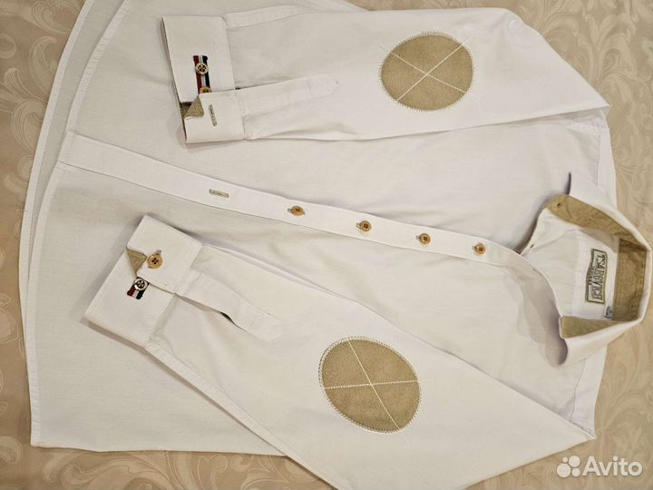 Рубашка Tsarevich белая 140-146