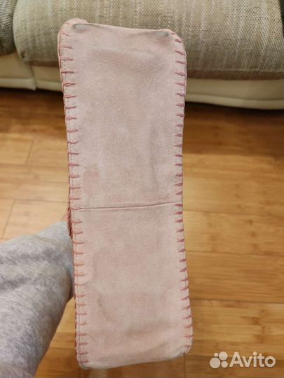 Сумка Chanel розовая замша