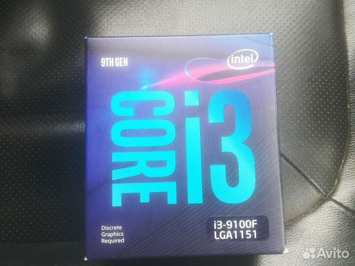 Процессор intel core i3 9100f