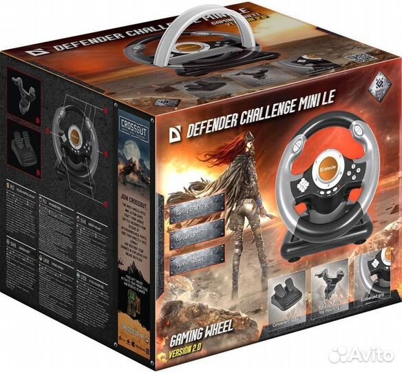 Руль Defender Challenge Mini LE на PC