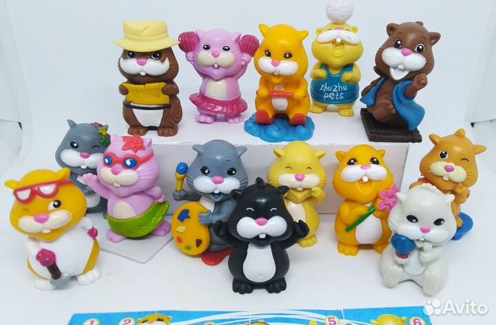 Серии Чебурашка, Эльфика, Винни пух, Сочи и др