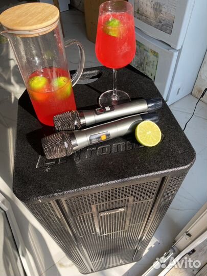 Колонка с микрофонами в аренду