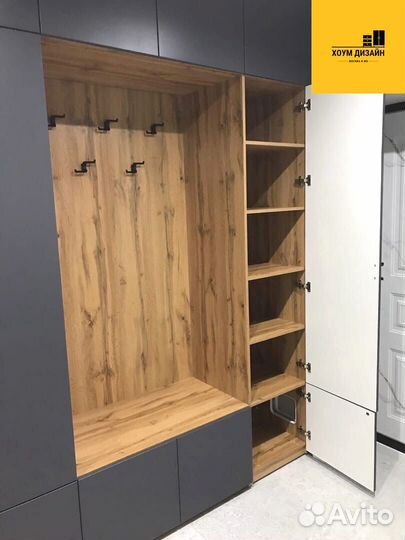 Шкаф распашной с фрезеровкой