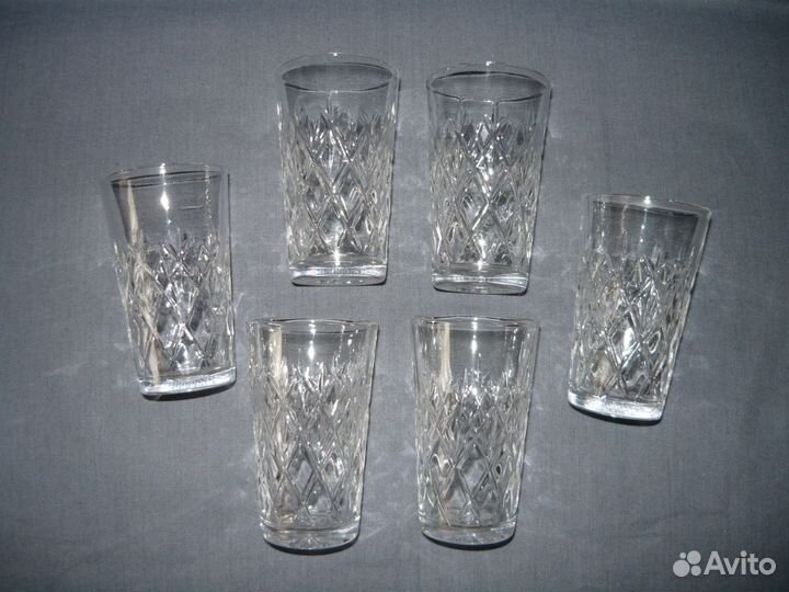 Стопки хрустальные