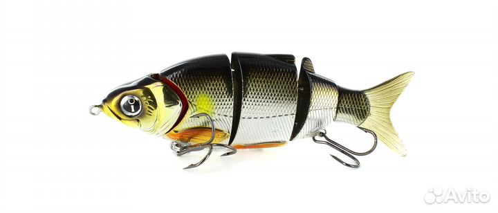Медленно тонущий воблер izumi Shad Alive 105