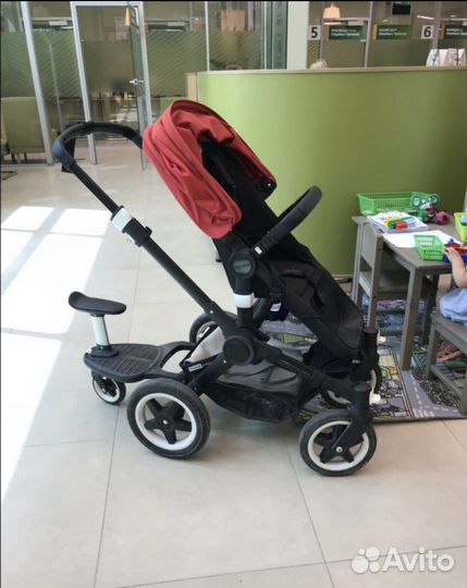 Коляска Bugaboo buffalo 2в1 с подножкой