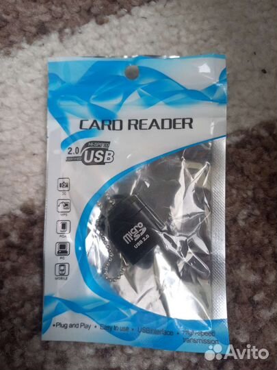 Картридер micro sd на usb переходник