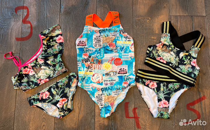 Купальники Zara, Noble People, Fila 128-134 см