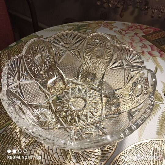 Салатник хрусталь СССР