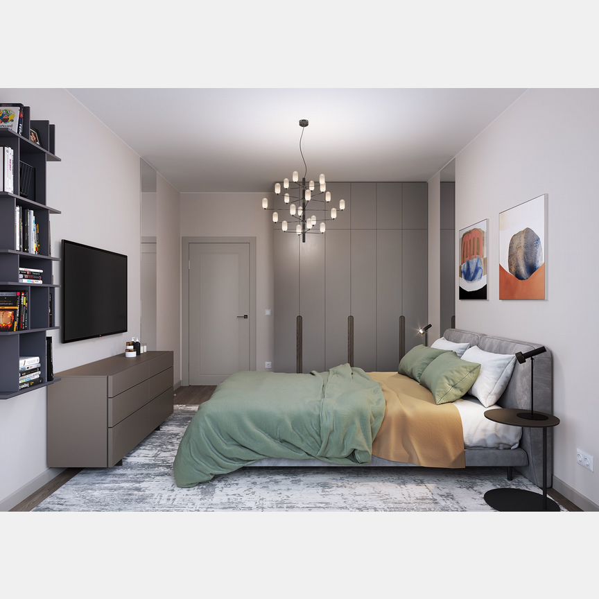 2-к. квартира, 60,2 м², 1/17 эт.