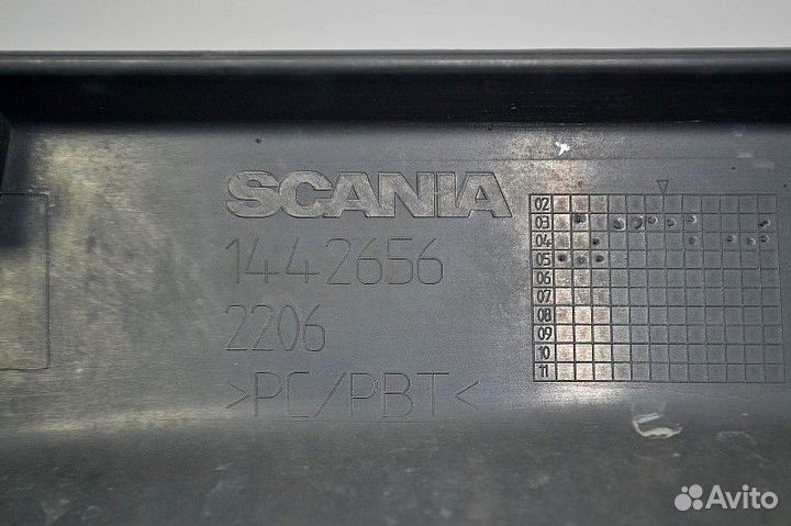 Корпус основной подножки, правый scania P-series