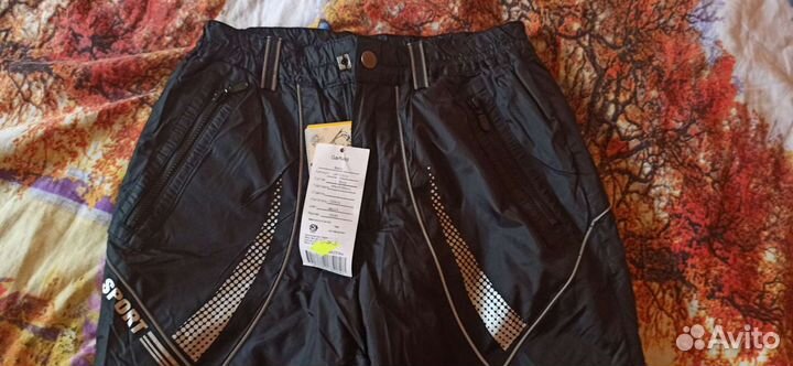 Брюки утепленные подростковые новые р. 150