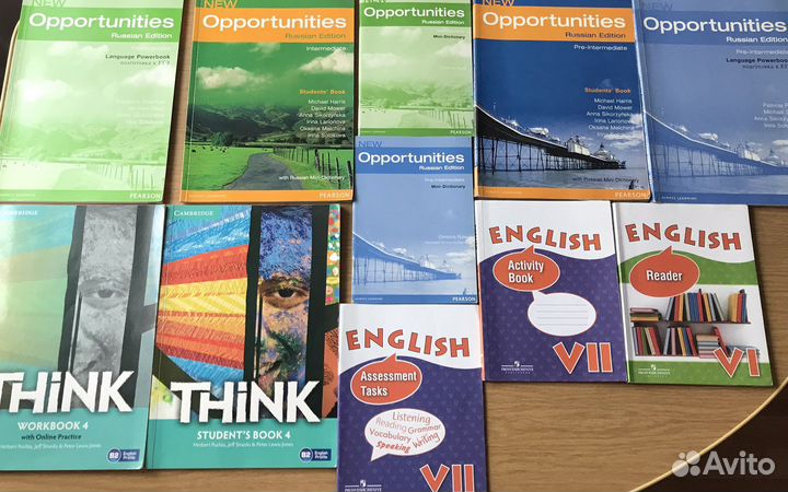 Учебники Opportunities, Think, Round-Up, English