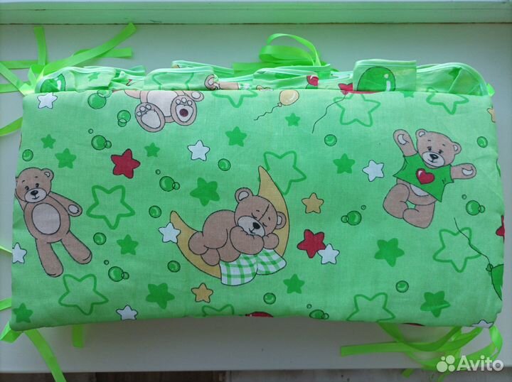 Новые бортики в кроватку