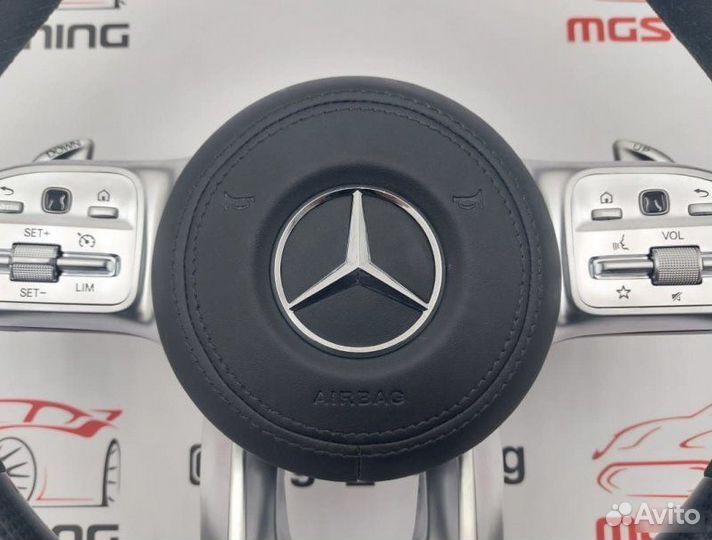 Руль S63 AMG Карбон + алькантара на S-Coupe C217