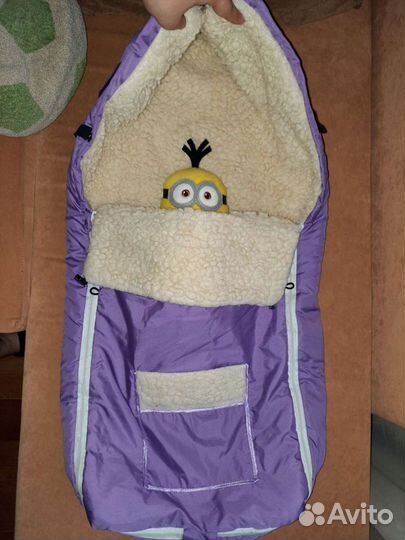 Конверт зимний на овчине