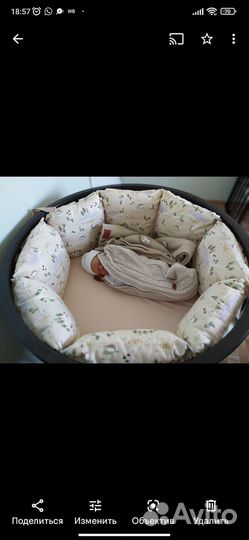 Бортики в кроватку для новорожденных