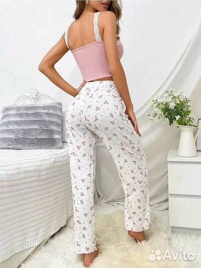 Оптом. Пижама - розовый №Н-60113 - 46-48