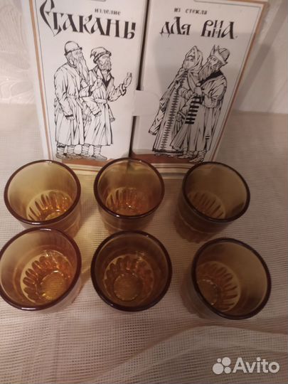 Рюмки новые 6 шт набором