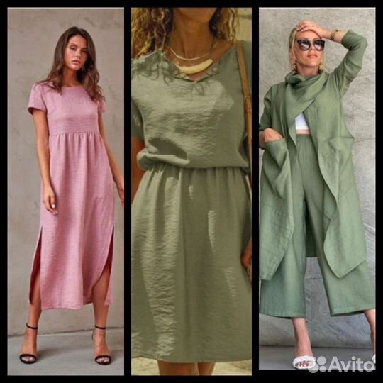 Новые летние платья, брючный костюм 50-52-54-56