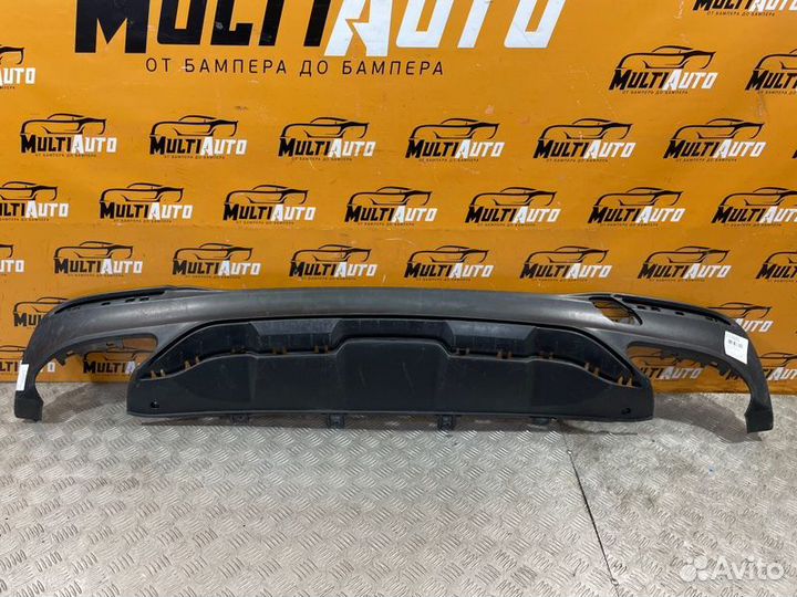 Юбка бампера задняя Mercedes Gle W166 2015-2019