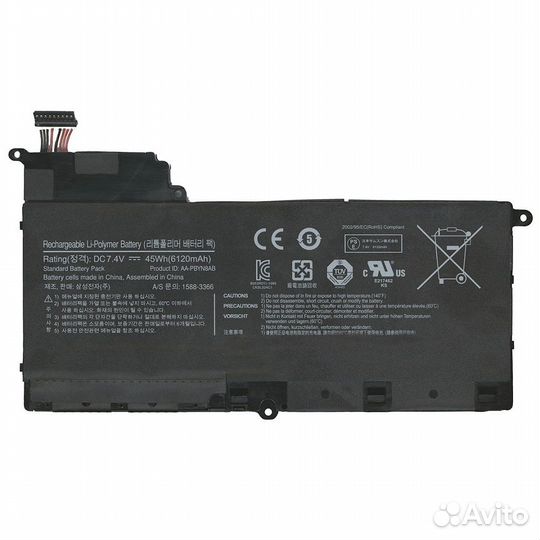 Аккумулятор для Samsung 530U4B 7.4V 6120mAh