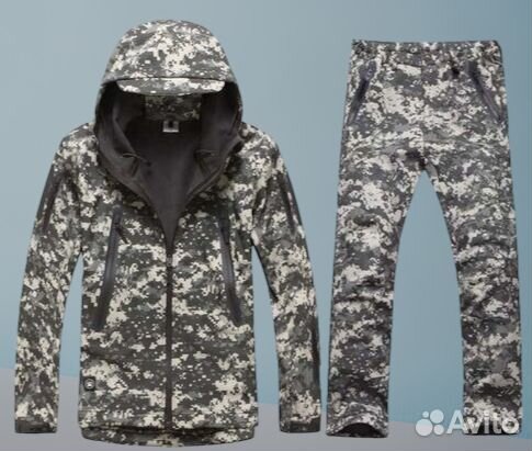 Непромокаемый и непродуваемый костюм Softshell