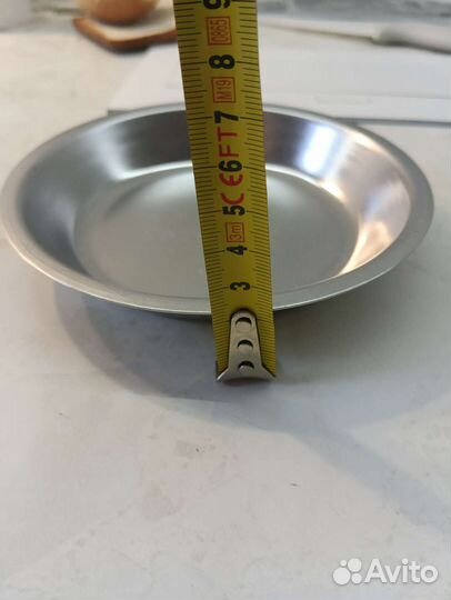 Тарелки из нержавейки СССР 6 шт